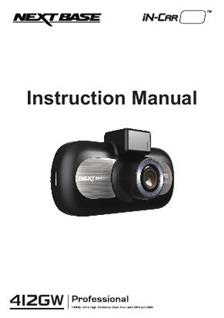 NextBase 412GW manual. Camera Instructions.